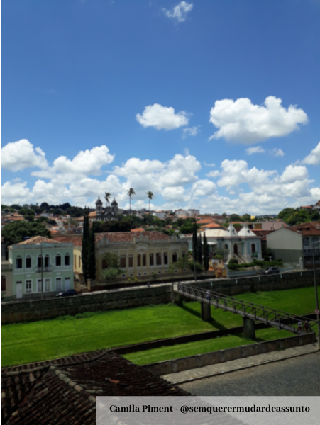 São João Del Rei, Minas Gerais:paisagem Com Vista Para Belas Casas