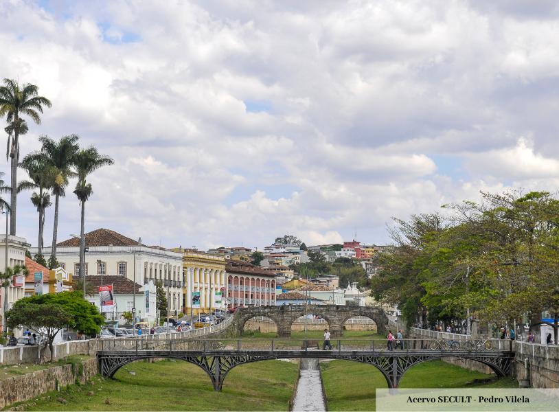 São João Del Rei, Minas Gerais:paisagem Com Vista Para Belas Casas