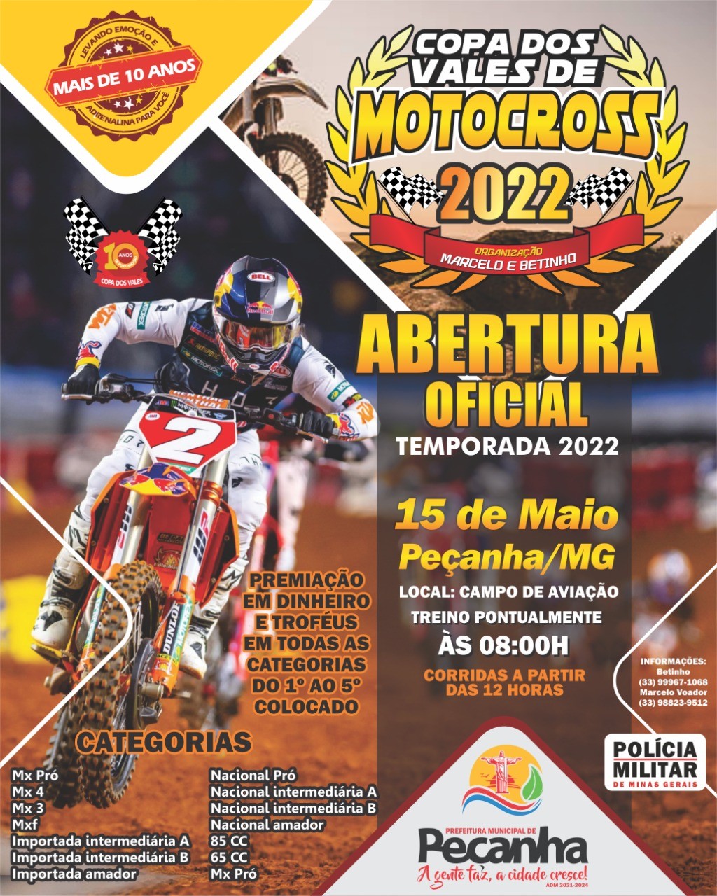 Portal Minas Gerais - Eventos: COPA DOS VALES - MOTOCROSS - 2022