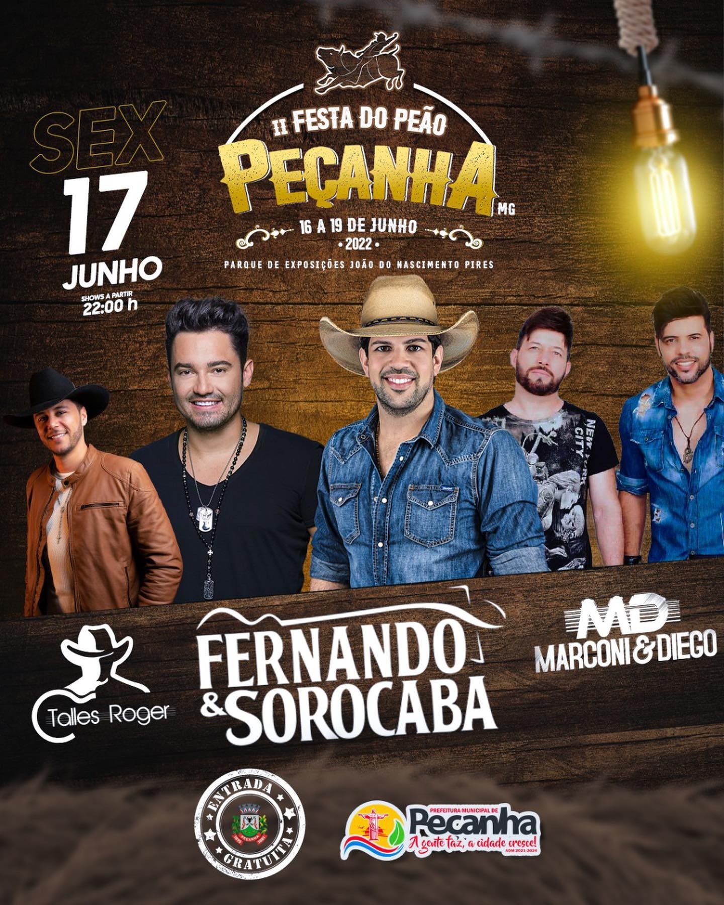 Portal Minas Gerais - Eventos: II FESTA DO PEÃO PEÇANHA-MG