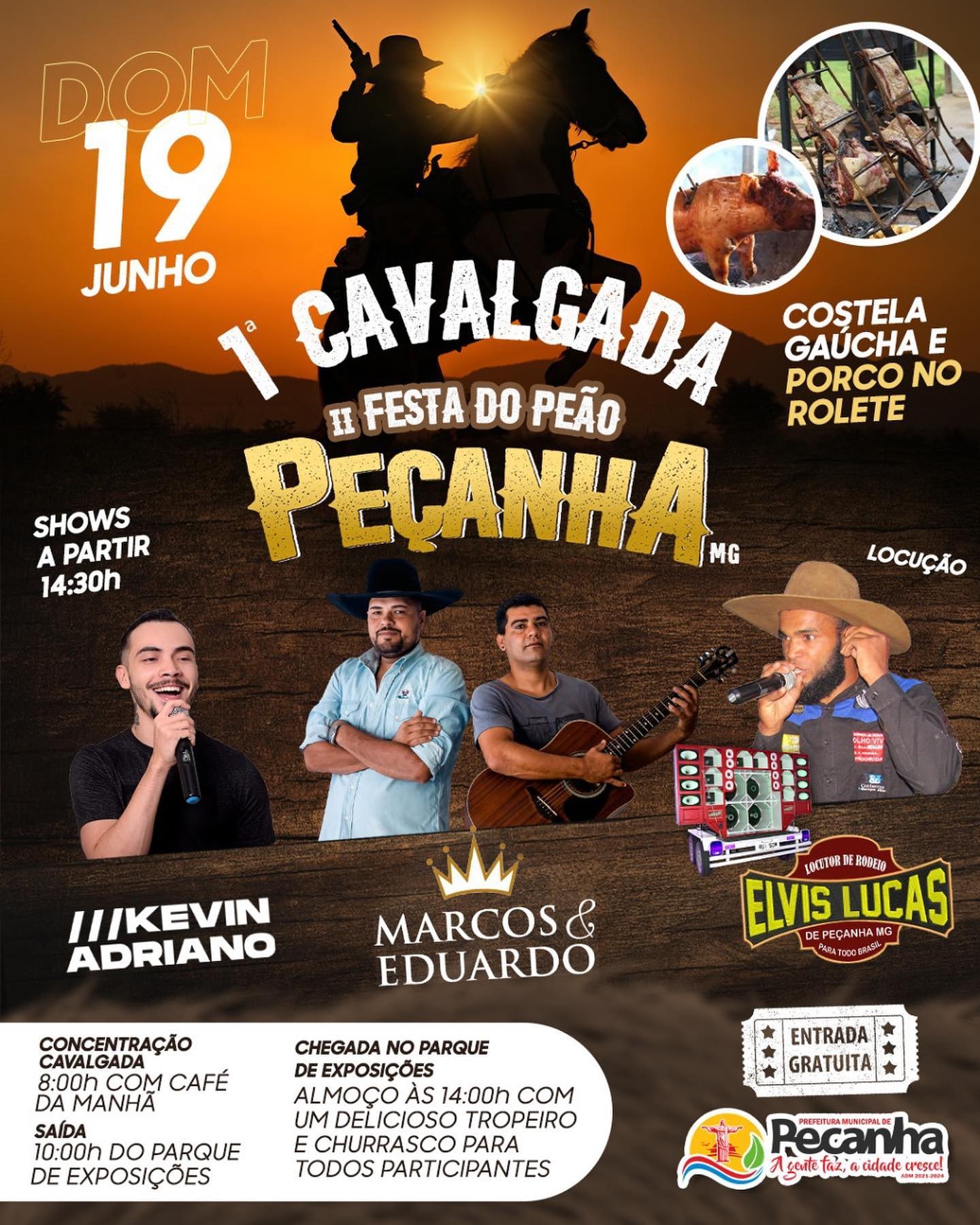 Portal Minas Gerais - Eventos: II FESTA DO PEÃO PEÇANHA-MG