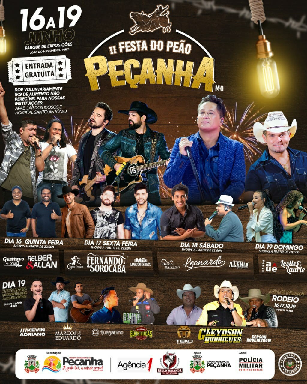 Portal Minas Gerais - Eventos: II FESTA DO PEÃO PEÇANHA-MG