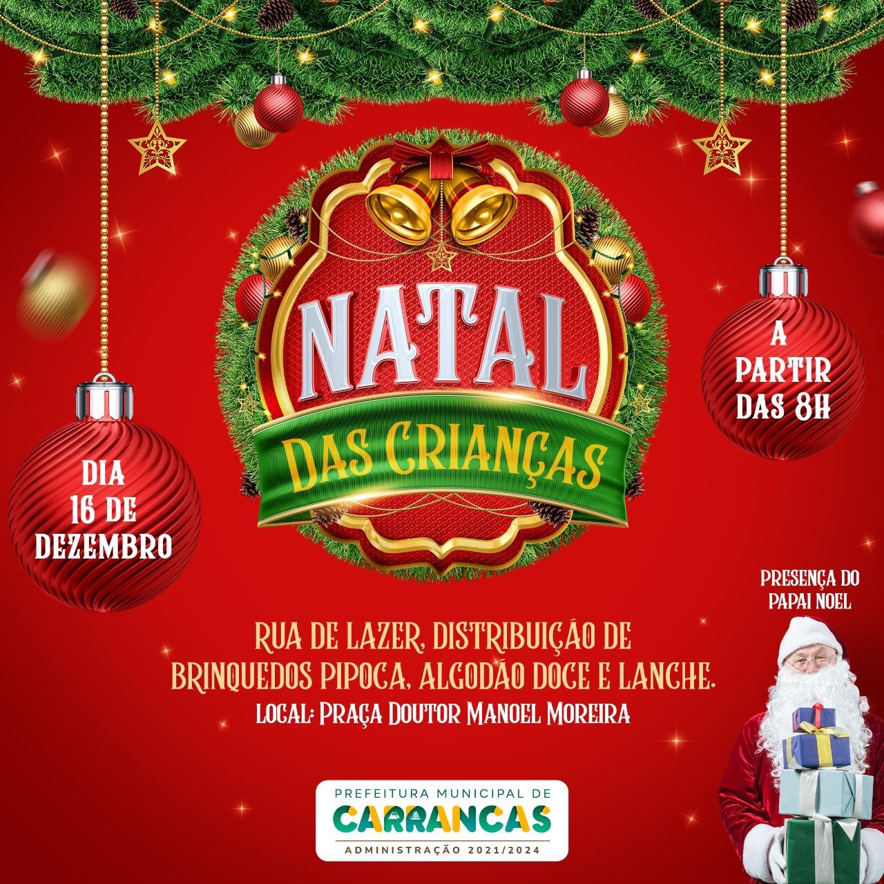 Portal Minas Gerais - Eventos: LUZES DE NATAL DE CARRANCAS