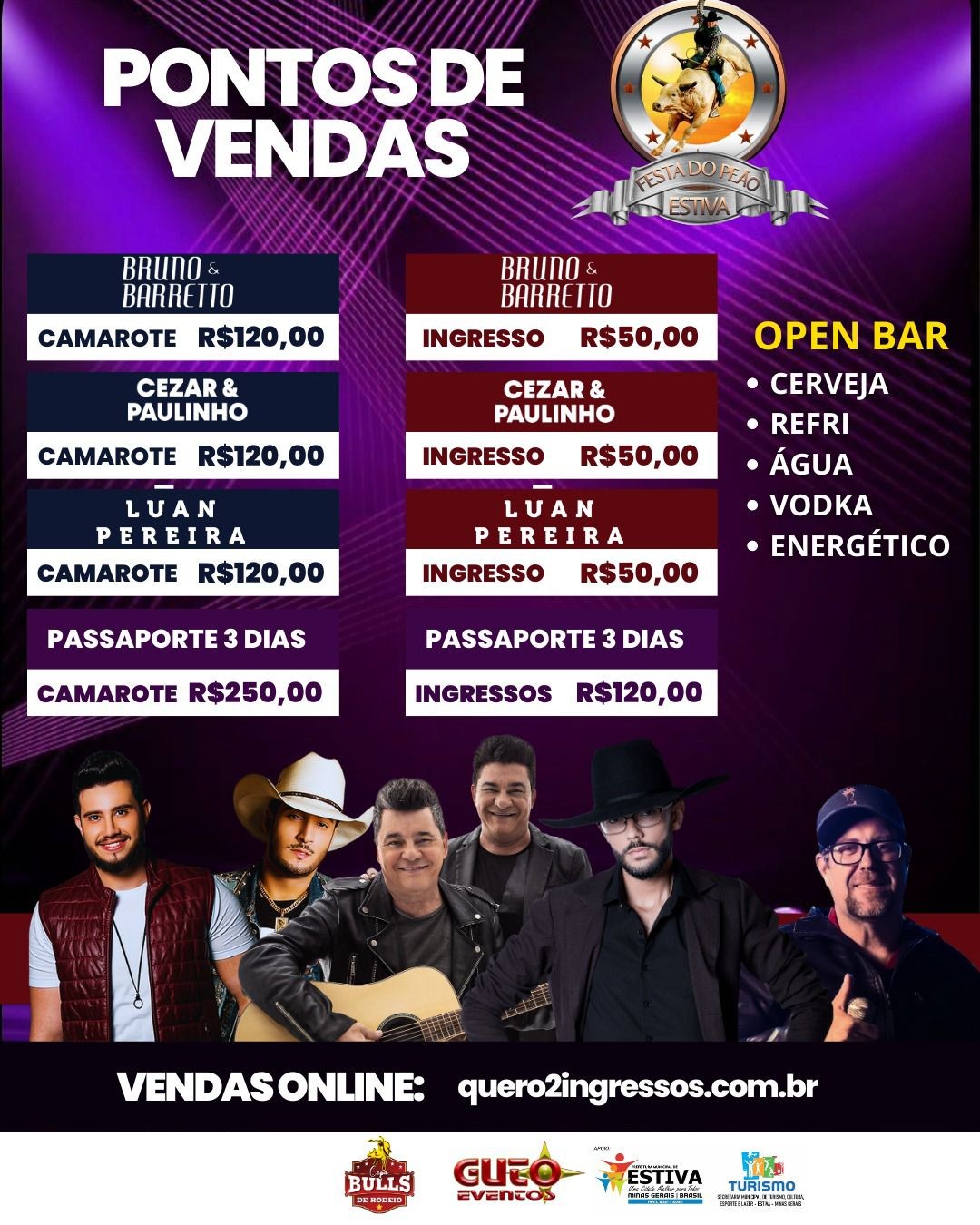 Portal Minas Gerais - Eventos: II FESTA DO PEÃO PEÇANHA-MG