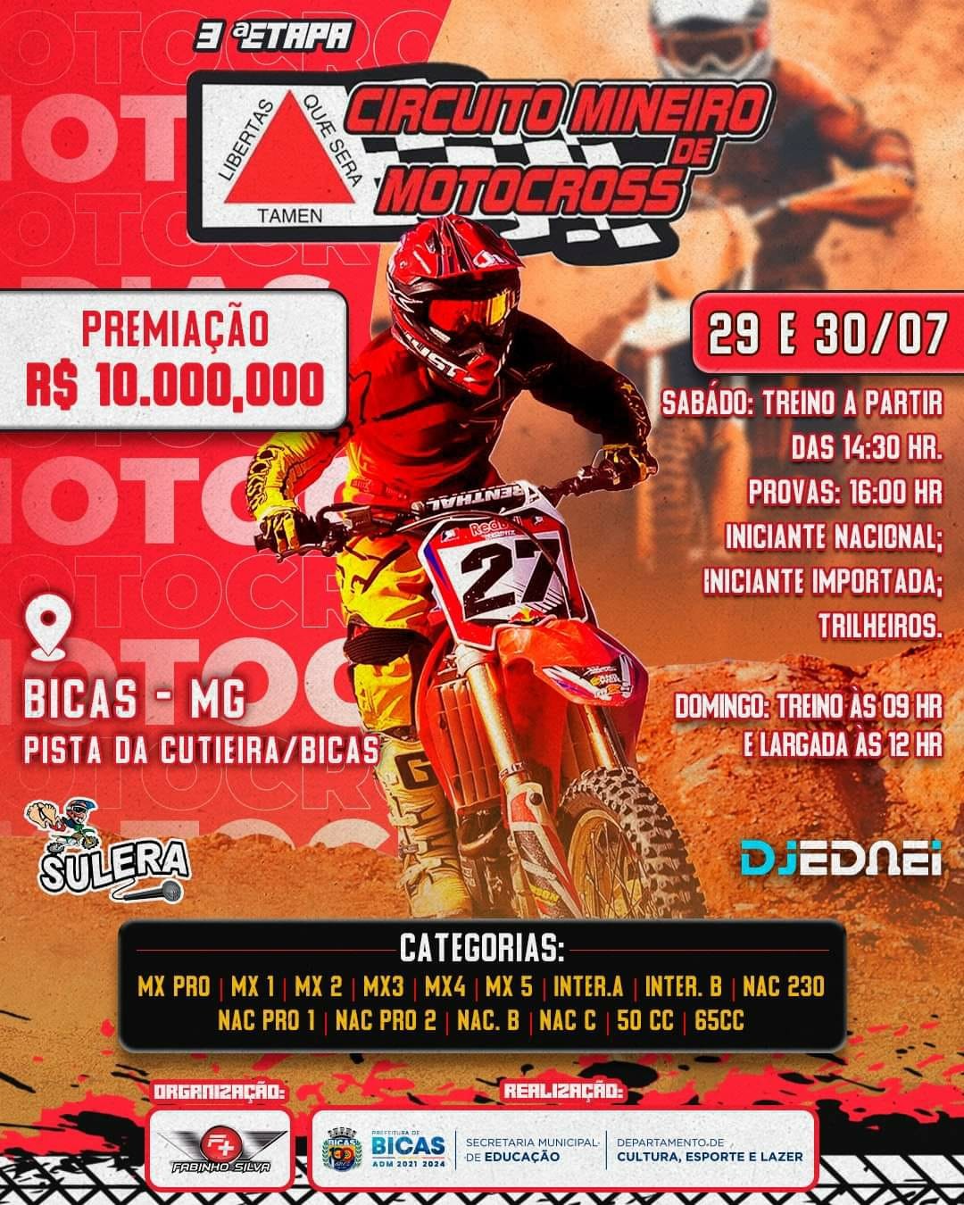 Circuito Mineiro de MotoCross  2022 – PREFEITURA DE CANAÃ